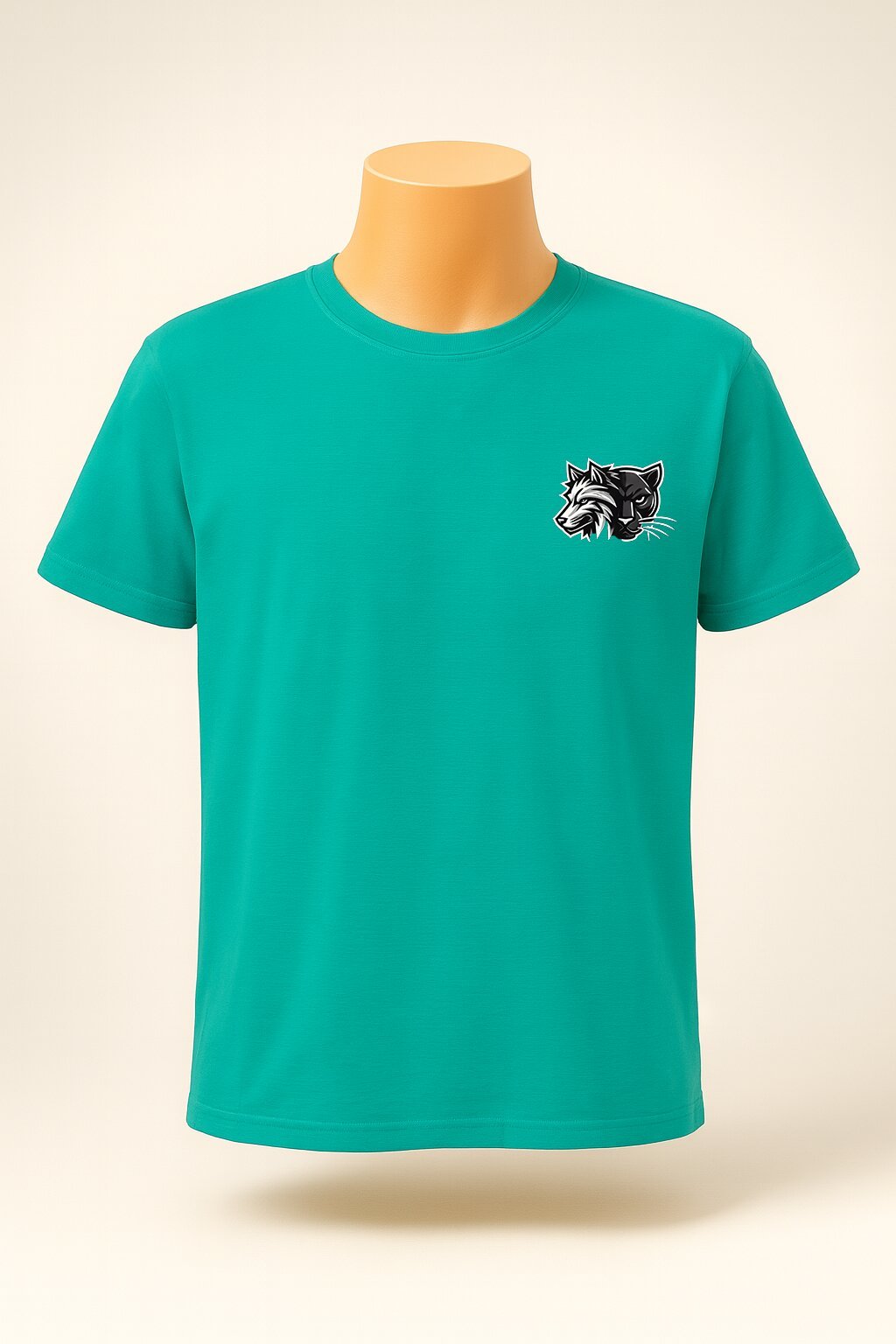 Chest Logo Printed T-shirt – Teal